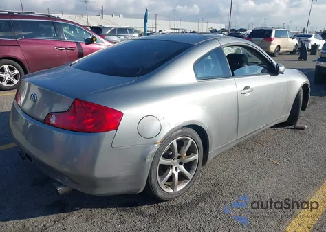 2003 Infiniti G35 Base W/6 Speed Manual from USA, damaged, VIN JNKCV54E73M216036